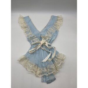 Vintage Bellina Lingerie Playsuit: 1960s Nylon Lace Romper, S/M MCM Sexy Teddy O